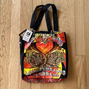 The Beatles Graphic Tote Bag NWT